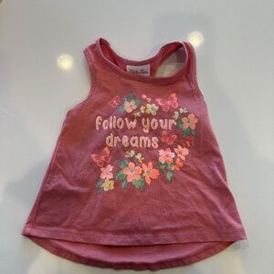 Girls coral tank top 3T